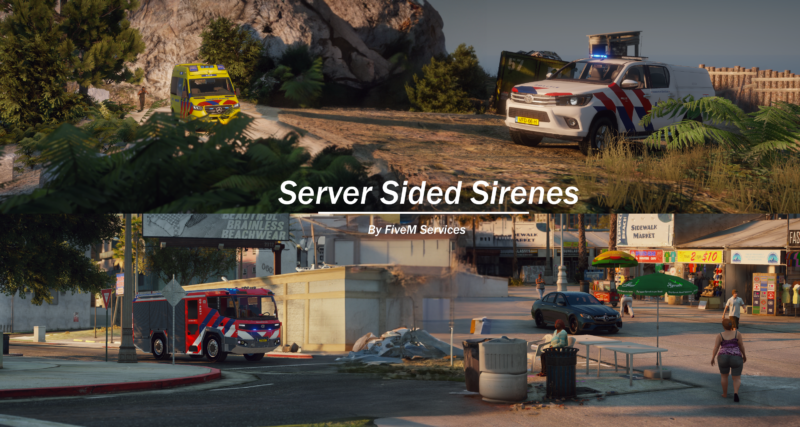 Nederlandse Server Sided Sirenes GTA / FiveM